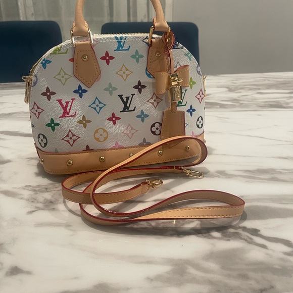 Louis Vuitton White Multicolor MURAKAMI Bag - Picture 1 of 3